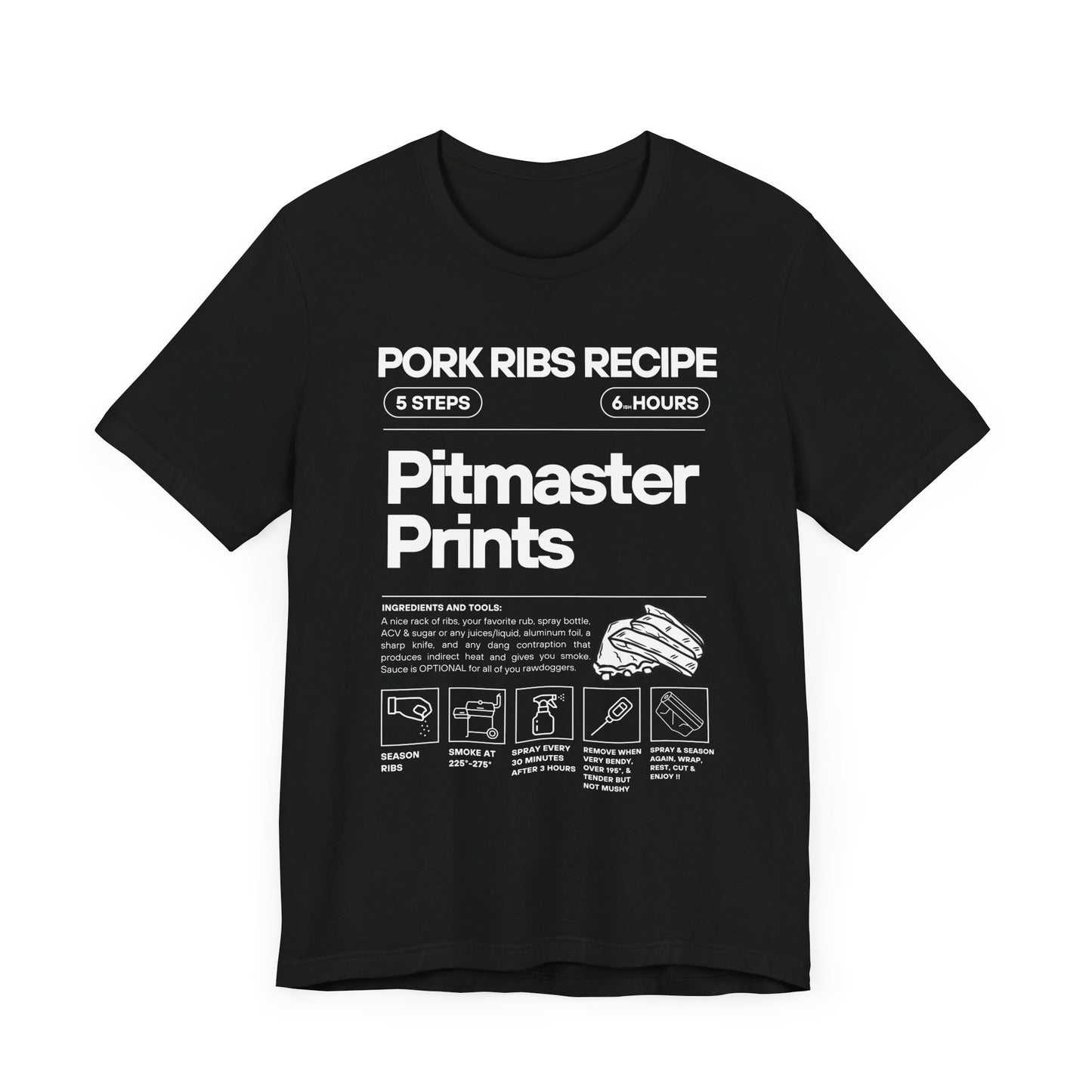 Pork Rib Recipe T-Shirt